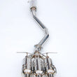 Load image into Gallery viewer, Invidia 17+ Honda Civic SI Sedan Gemini Triple Titanium Tip Cat-back Exhaust - Side View