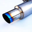 Load image into Gallery viewer, Invidia 2015+ WRX/STi 4 Door 80mm Single Outlet Full Titanium Cat-Back Exhaust - Main Product View
