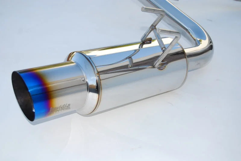 Invidia 2016+ Honda Civic 1.5 Turbo 2 DR Single Layer N1 TI Tip Exhaust - Side View