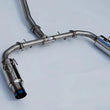 Load image into Gallery viewer, Invidia 2022+ Honda Civic Si (1.5T) 70mm N1 Cat Back Exhaust - Burnt TI Tips - Back View