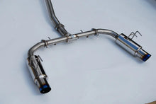 Load image into Gallery viewer, Invidia 2022+ Honda Civic Si (1.5T) 70mm N1 Cat Back Exhaust - Burnt TI Tips - Back View