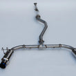 Load image into Gallery viewer, Invidia 2022+ Honda Civic Si (1.5T) 70mm N1 Cat Back Exhaust - Burnt TI Tips - Installation View