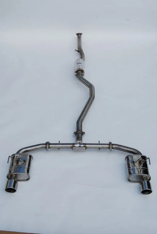 Invidia 2022+ Honda Civic Si (1.5T) 70mm Q300 Cat Back Exhaust - Rolled SS Tips - Main Product View