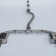 Load image into Gallery viewer, Invidia 2022+ Honda Civic Si (1.5T) 70mm Q300 Cat Back Exhaust - Rolled SS Tips - Side View