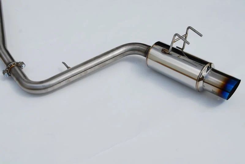 Invidia 2022+ Honda Civic Sport (2.0N/A) 60mm N1 Cat Back Exhaust - TI Tips - Side View