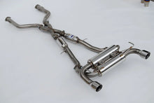 Load image into Gallery viewer, Invidia 2022+ Nissan Z 70mm Gemini Cat Back Exhaust - Rolled SS Tips - Side View