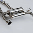 Load image into Gallery viewer, Invidia 2022+ Nissan Z 70mm Gemini Cat Back Exhaust - Rolled SS Tips - Installation View