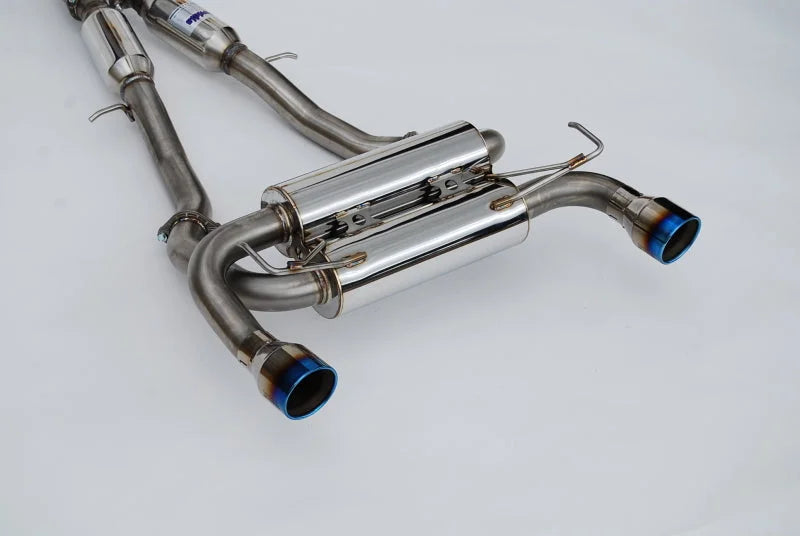 Invidia 2022+ Nissan Z 70mm Gemini Cat Back Exhaust - Rolled TI Tips - Main Product View