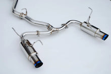 Load image into Gallery viewer, Invidia 2022+ Subaru WRX N1 Twin Outlet Single Layer Tip Cat-Back Exhaust - Installation View