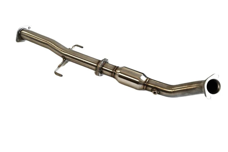 Invidia 2022+ Toyota GR Corolla Front Pipe w/ High Flow Cat - Side View