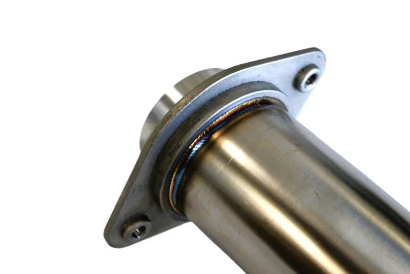 Invidia 2022+ Toyota GR Corolla Front Pipe w/ High Flow Cat - Installation View