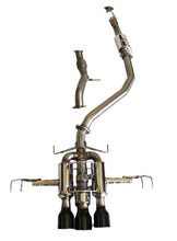 Load image into Gallery viewer, Invidia 22+ HONDA CIVIC TYPE-R FL5 R400 SINGLE LAYER BLACK TIP CAT-BACK (NON POLISH PIPE) - Main Product View