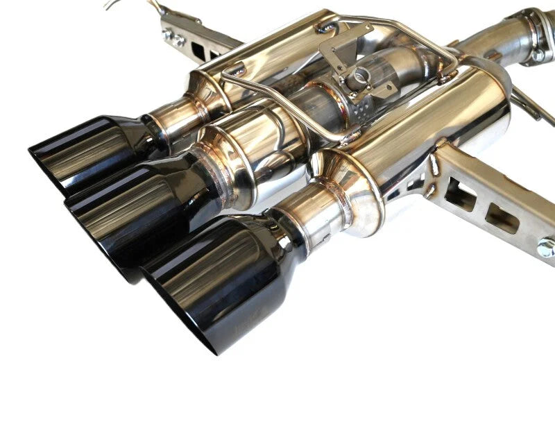 Invidia 22+ HONDA CIVIC TYPE-R FL5 R400 SINGLE LAYER BLACK TIP CAT-BACK (NON POLISH PIPE) - Additional View 5