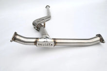 Load image into Gallery viewer, Invidia 22+ Subaru WRX 3in. Straight Mid-Pipe - Installation View