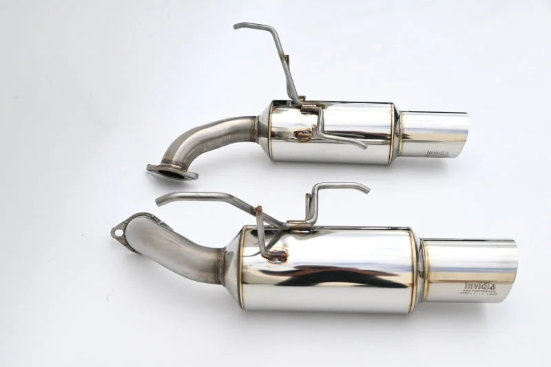 Invidia 22+ Subaru WRX GT N1 3.5in. S.S Tip Axle-Back Exhaust - Side View