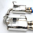 Load image into Gallery viewer, Invidia 22+ Subaru WRX Q300 3.5in. Rolled Dual Wall T.I Tip Axle-back Exhaust - Side View
