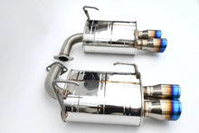 Load image into Gallery viewer, Invidia 22+ Subaru WRX Q300 3.5in. Rolled Dual Wall T.I Tip Axle-back Exhaust - Side View