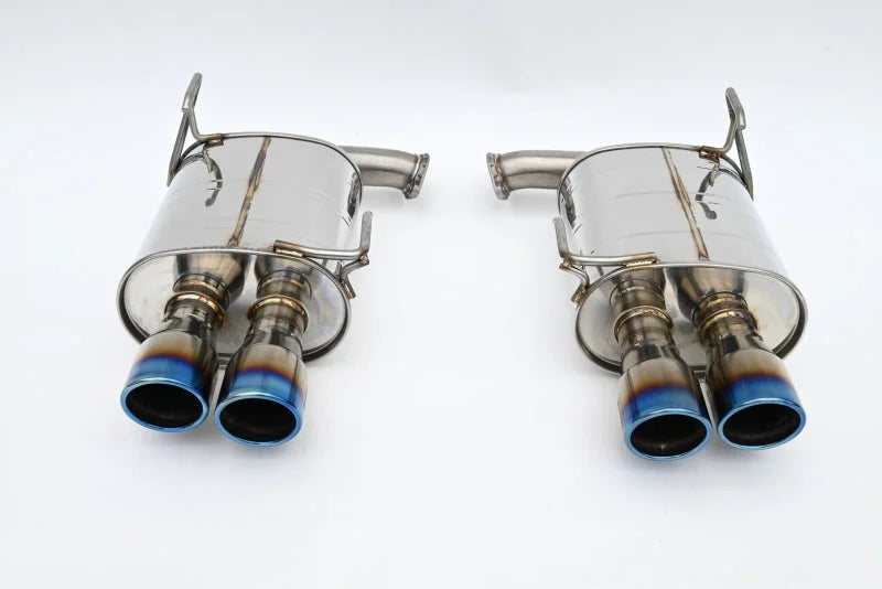 Invidia 22+ Subaru WRX Q300 3.5in. Rolled Dual Wall T.I Tip Axle-back Exhaust - Installation View
