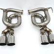 Load image into Gallery viewer, Invidia 22+ Subaru WRX Twin Loop 3.5in. Single Layer S.S Tip Axle-Back Exhaust - Main Product View