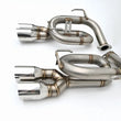 Load image into Gallery viewer, Invidia 22+ Subaru WRX Twin Loop 3.5in. Single Layer S.S Tip Axle-Back Exhaust - Detail View
