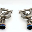 Load image into Gallery viewer, Invidia 22+ Subaru WRX Twin Loop 3.5in. Single Layer T.I Tip Axle-Back Exhaust - Side View