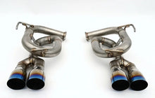 Load image into Gallery viewer, Invidia 22+ Subaru WRX Twin Loop 3.5in. Single Layer T.I Tip Axle-Back Exhaust - Side View
