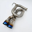 Load image into Gallery viewer, Invidia 22+ Subaru WRX Twin Loop 3.5in. Single Layer T.I Tip Axle-Back Exhaust - Installation View