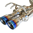 Load image into Gallery viewer, Invidia 22+ Toyota GR Corolla R400 Rolled Titanium Tip Cat-Back - Side View