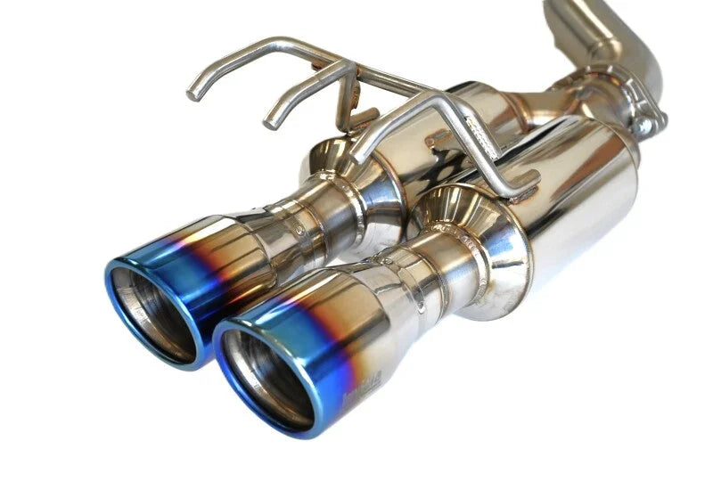 Invidia 22+ Toyota GR Corolla R400 Rolled Titanium Tip Cat-Back - Side View