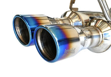 Load image into Gallery viewer, Invidia 22+ Toyota GR Corolla R400 Rolled Titanium Tip Cat-Back - Back View