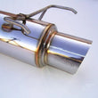 Load image into Gallery viewer, Invidia 50mm (101mm tip) Cat-back Exhaust fits 2007-2010 Honda Fit / 2007-2010 Honda Fit Sport - Installation View
