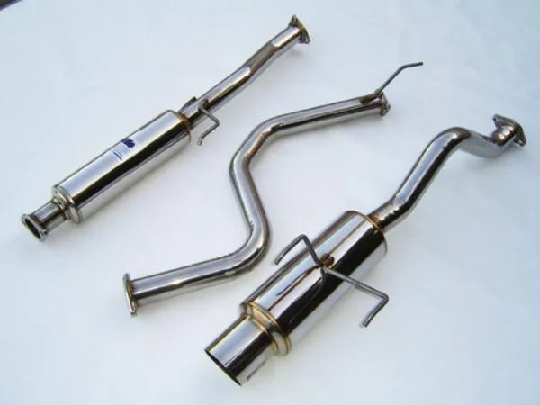 Invidia 60mm (101mm tip) Cat-back Exhaust fits 1994-2001 Acura Integra - Side View