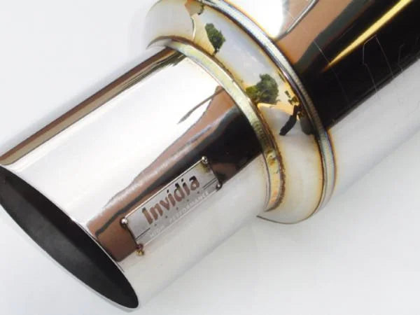 Invidia 60mm (101mm tip) Cat-back Exhaust fits 1994-2001 Acura Integra - Installation View