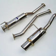 Load image into Gallery viewer, Invidia 60mm (101mm tip) Cat-back Exhaust fits 2001-2005 Honda Civic EX - Side View