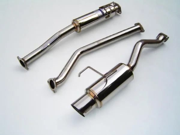 Invidia 60mm (101mm tip) Cat-back Exhaust fits 2002-2006 Acura RSX Type-S - Side View