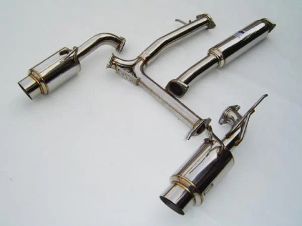 Invidia 60mm REGULAR N1 Y-Pipe Back Exhaust System fits 2003-2009 Nissan 350Z - Side View