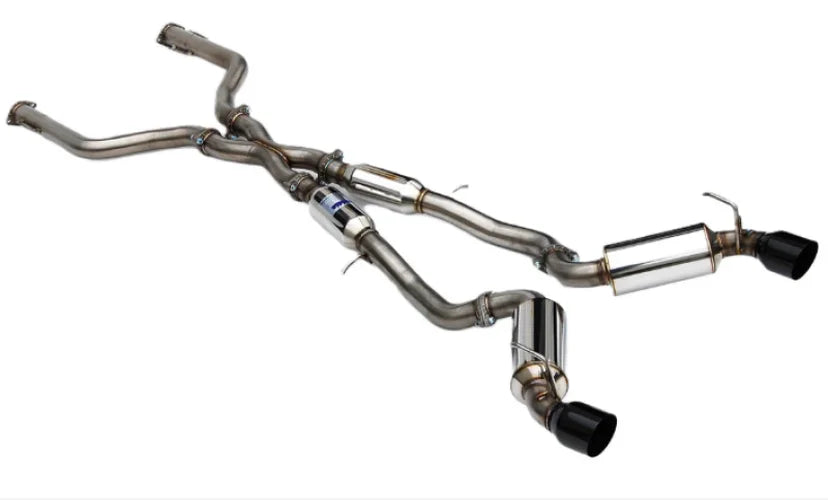 Invidia 70mm N1 Cat Back Exhaust - Black Tips fits 2022+ Nissan Z - Detail View