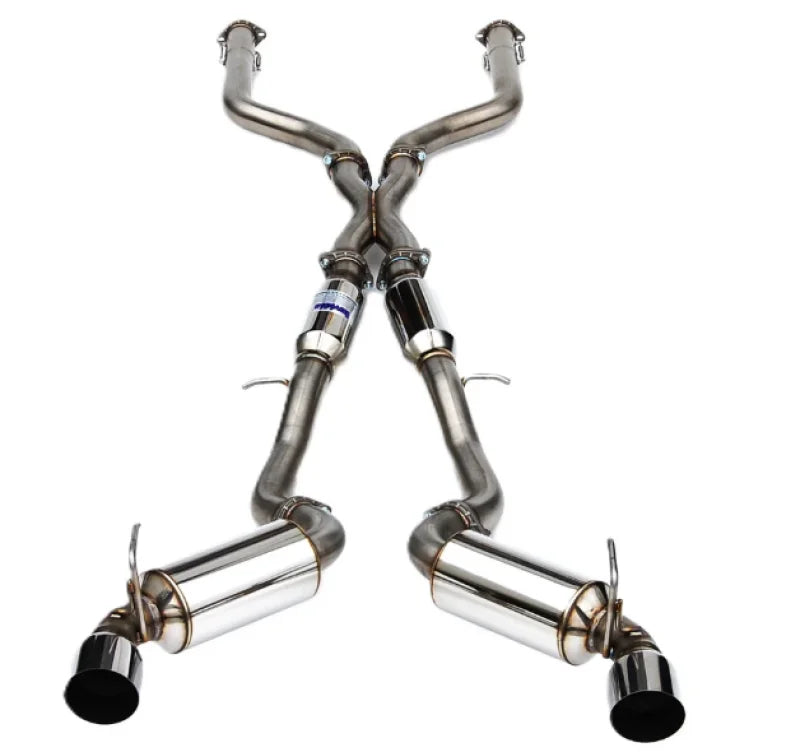 Invidia 70mm N1 Cat Back Exhaust - SS Tips fits 2022-2025 Nissan Z - Main Product View