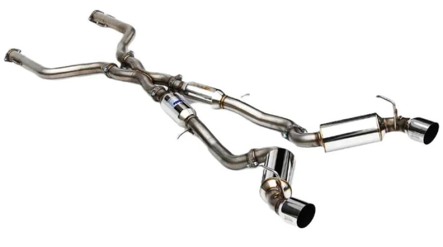 Invidia 70mm N1 Cat Back Exhaust - SS Tips fits 2022-2025 Nissan Z - Side View