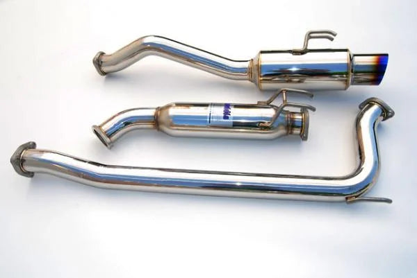 Invidia 70mm RACING Titanium Tip Cat-back Exhaust fits 2006-2011 Honda Civic Si - Back View