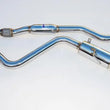 Load image into Gallery viewer, Invidia 76mm (101mm tip) REGULAR Titanium Tip Cat-back Exhaust fits 2008-2014 Subaru Impreza WRX Sedan - Side View
