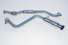 Load image into Gallery viewer, Invidia 76mm (101mm tip) REGULAR Titanium Tip Cat-back Exhaust fits 2008-2014 Subaru Impreza WRX Sedan - Side View