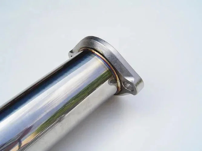 Invidia 02-07 WRX/STi 76mm N1 RACING Stainless Steel Tip Cat-back Exhaust - Side View