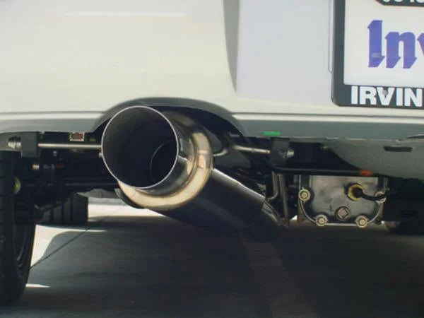 Invidia 76mm N1 REGULAR Stainless Steel Tip Cat-back Exhaust fits 2002-2007 Subaru Impreza - Installation View