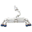 Load image into Gallery viewer, Invidia 76mm R400 Valved Cat Back Exhaust Rolled TI Tips fits 2022+ Volkswagen Golf R MK8 - Main Product View