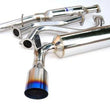 Load image into Gallery viewer, Invidia 88-91 Civic EF9 3DR 60mm (101mm tip) Titanium Tip Cat-back Exhaust - Side View