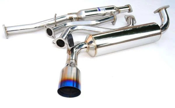 Invidia 88-91 Civic EF9 3DR 60mm (101mm tip) Titanium Tip Cat-back Exhaust - Side View
