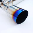 Load image into Gallery viewer, Invidia 88-91 Civic EF9 3DR 60mm (101mm tip) Titanium Tip Cat-back Exhaust - Back View