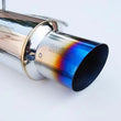 Load image into Gallery viewer, Invidia 92-99 Honda Civic EX/SI Models Only Coupe 60mm (101mm tip) Titanium Tip Cat-Back Exhaust - Side View