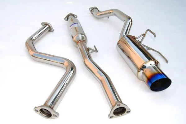 Invidia 92-99 Honda Civic EX/SI Models Only Coupe 60mm (101mm tip) Titanium Tip Cat-Back Exhaust - Detail View